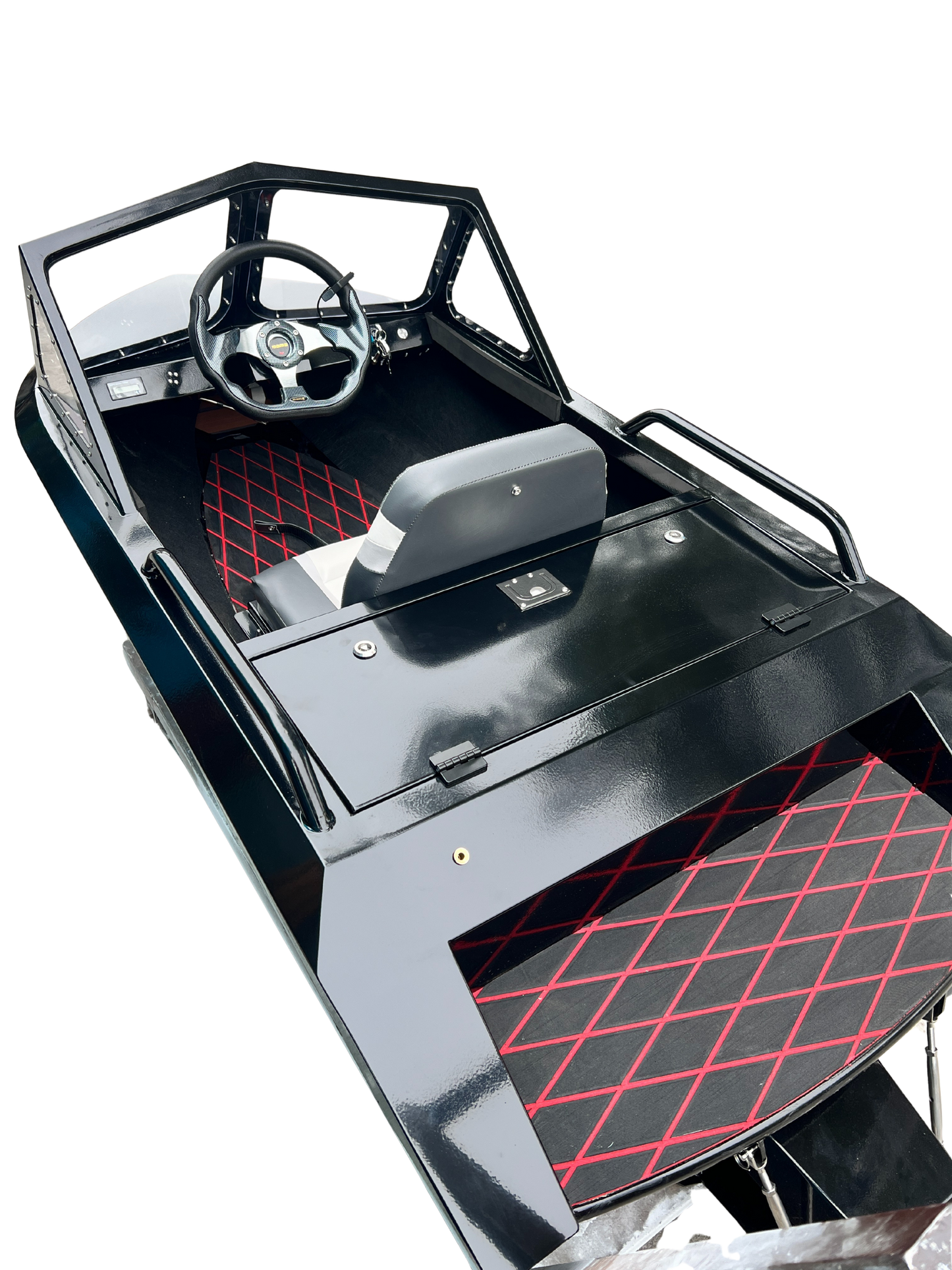 Mini Jet Boat – Electric Aluminum Go Kart Boat for Water Racing & Water Sports