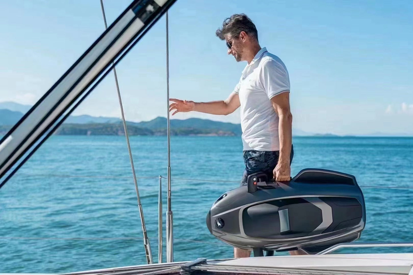 H9 Electric Underwater Scooter – 40m Depth Diving Sea Scooter with Lithium Battery