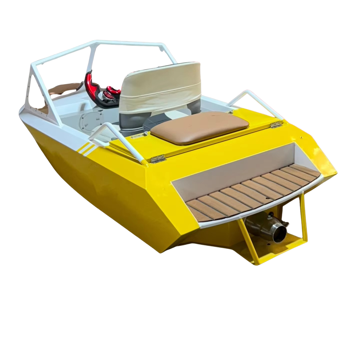 Mini Jet Boat – Electric Aluminum Go Kart Boat for Water Racing & Water Sports